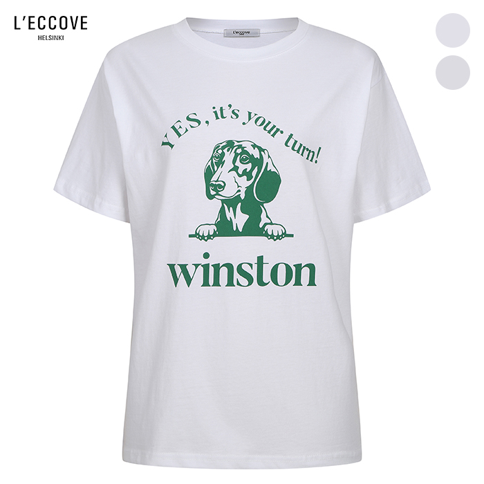 (레코브) 윈스턴 반팔 티셔츠(LP41D6ST411X)